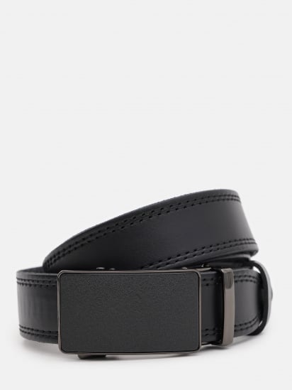 Ремінь Borsa Leather модель 115v1genav18-black — фото - INTERTOP