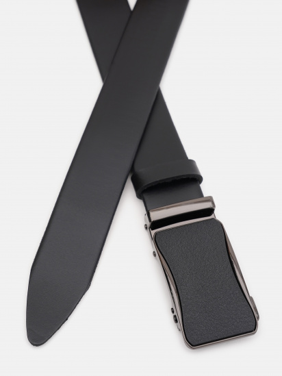Ремінь Borsa Leather модель 115v1genav20-black — фото - INTERTOP