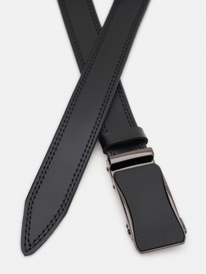 Ремінь Borsa Leather модель 115v1genav21-black — фото - INTERTOP