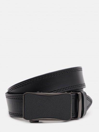 Ремінь Borsa Leather модель 115v1genav21-black — фото - INTERTOP