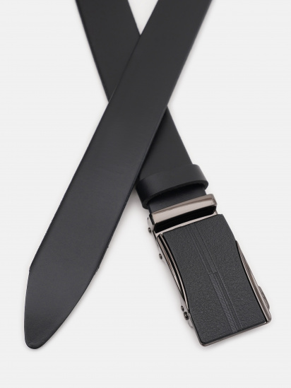 Ремінь Borsa Leather модель 115v1genav22-black — фото - INTERTOP