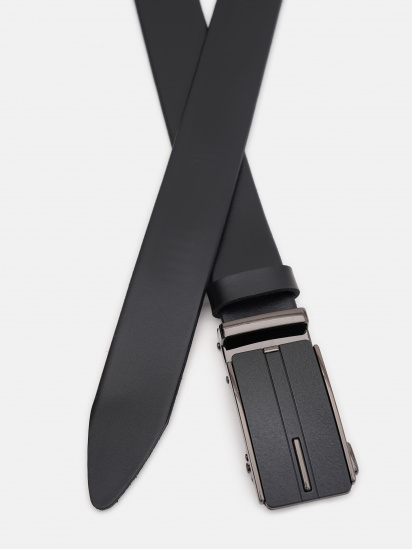 Ремінь Borsa Leather модель 115v1genav24-black — фото - INTERTOP