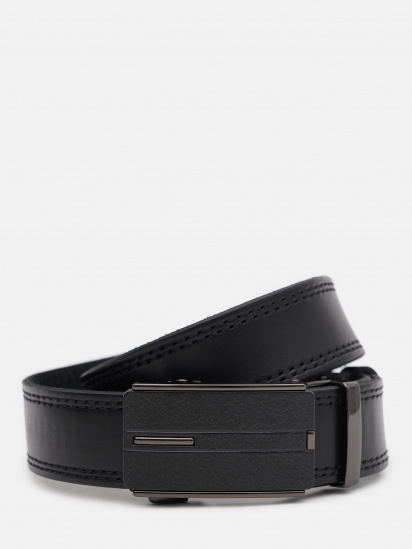 Ремінь Borsa Leather модель 115v1genav25-black — фото - INTERTOP
