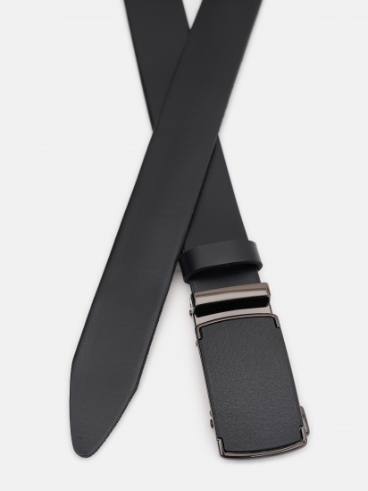Ремінь Borsa Leather модель 115v1genav26-black — фото - INTERTOP