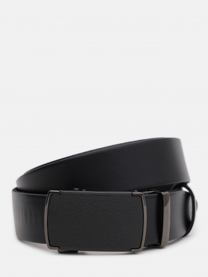 Ремінь Borsa Leather модель 115v1genav26-black — фото - INTERTOP