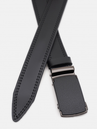 Ремінь Borsa Leather модель 115v1genav27-black — фото - INTERTOP
