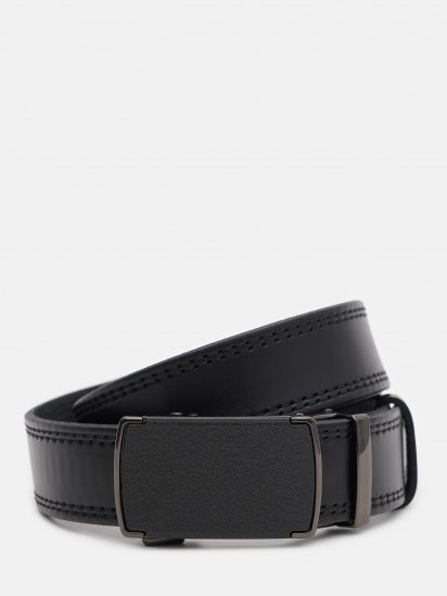 Ремінь Borsa Leather модель 115v1genav27-black — фото - INTERTOP