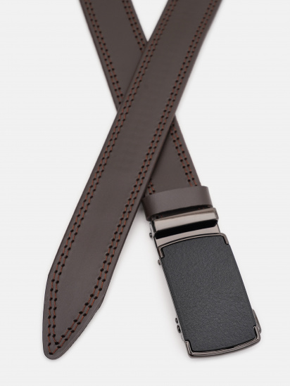 Ремень Borsa Leather модель 115v1genav28-brown — фото - INTERTOP