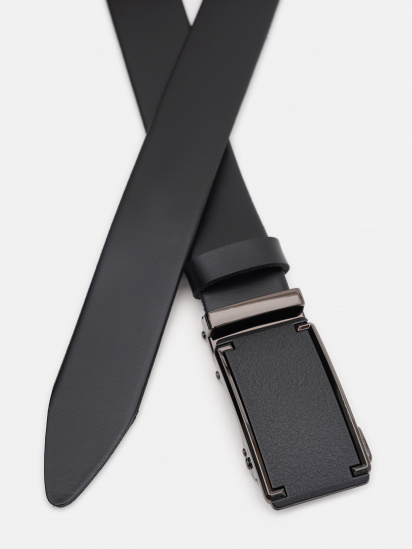 Ремінь Borsa Leather модель 115v1genav29-black — фото - INTERTOP