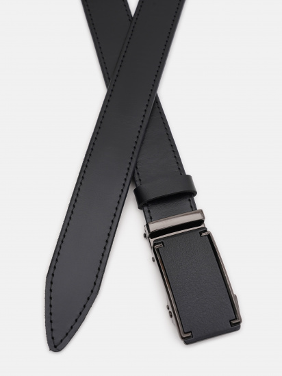 Ремінь Borsa Leather модель 115v1genav30-black — фото - INTERTOP