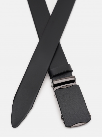 Ремінь Borsa Leather модель 115v1genav31-black — фото - INTERTOP