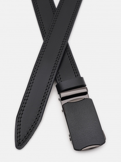 Ремінь Borsa Leather модель 115v1genav32-black — фото - INTERTOP