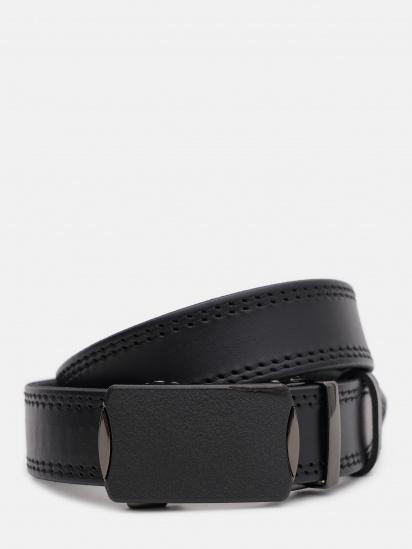 Ремень Borsa Leather модель 115v1genav32-black — фото - INTERTOP