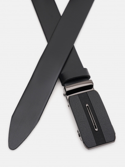 Ремінь Borsa Leather модель 115v1genav33-black — фото - INTERTOP