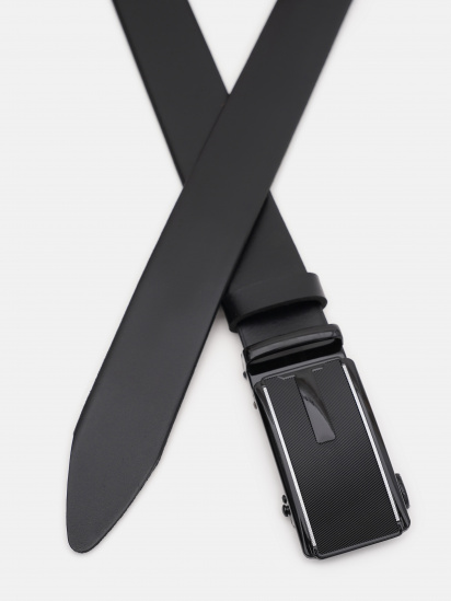 Ремінь Borsa Leather модель 115v1genav34-black — фото - INTERTOP