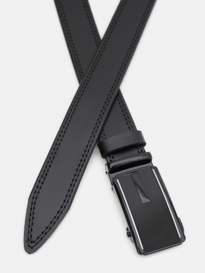 Ремінь Borsa Leather модель 115v1genav35-black — фото - INTERTOP
