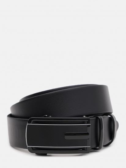 Ремінь Borsa Leather модель 115v1genav37-black — фото - INTERTOP