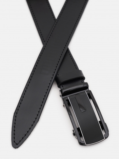 Ремень Borsa Leather модель 115v1genav38-black — фото - INTERTOP