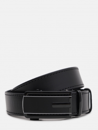 Ремень Borsa Leather модель 115v1genav38-black — фото - INTERTOP