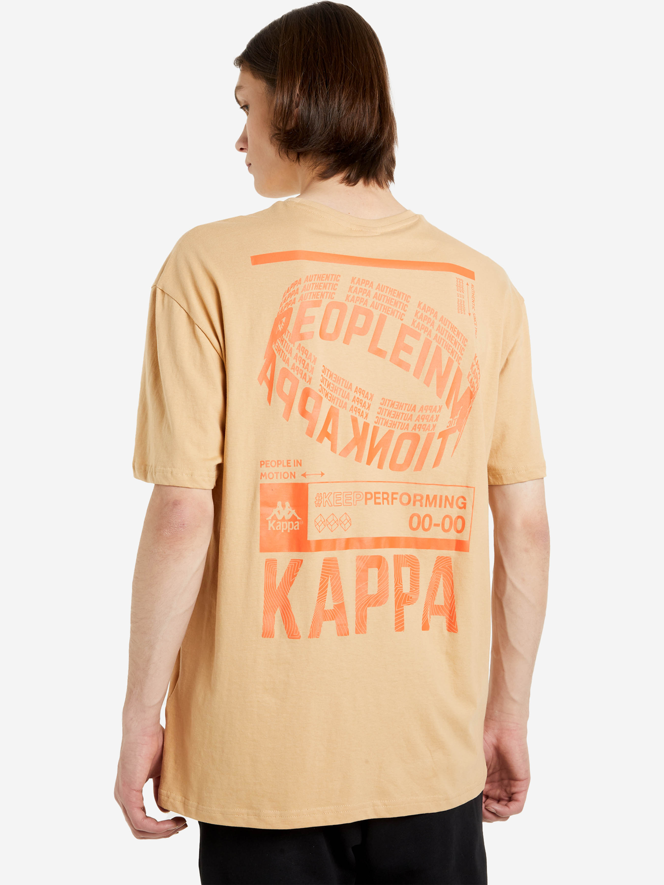 

Kappa Футболка спортивная (119883KAP-T1) Мужское, цвет - Бежевый, материал - Без подкладки