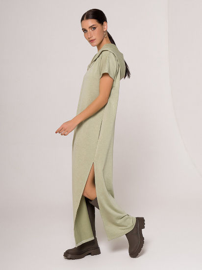 Сукня максі ISSA Plus модель 12091_мятный — фото - INTERTOP