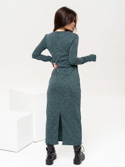 Платье макси ISSA Plus модель 12105_green — фото 3 - INTERTOP