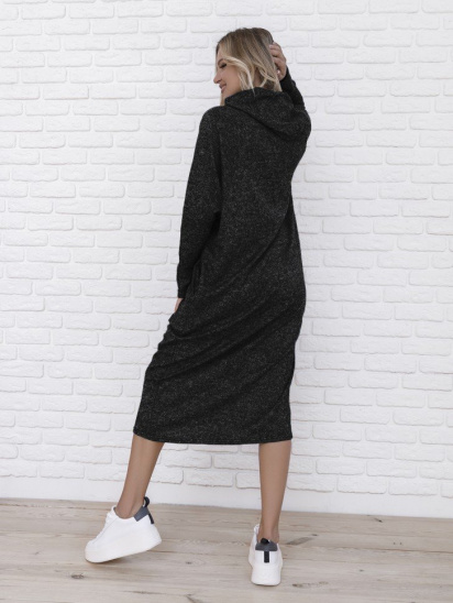 Сукня ISSA Plus модель 12131_black — фото 3 - INTERTOP
