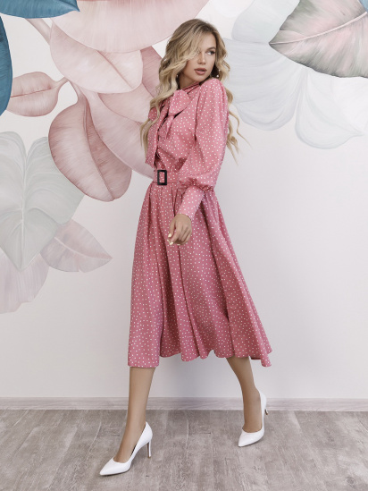 Платья ISSA Plus модель 12166_pink — фото 3 - INTERTOP