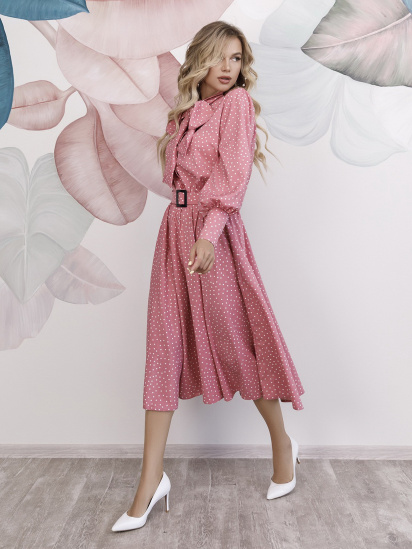 Платья ISSA Plus модель 12166_pink — фото 4 - INTERTOP