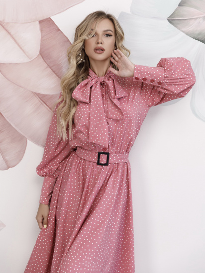 Платья ISSA Plus модель 12166_pink — фото 7 - INTERTOP
