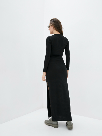 Сукня максі ISSA Plus модель 12173_black — фото 3 - INTERTOP