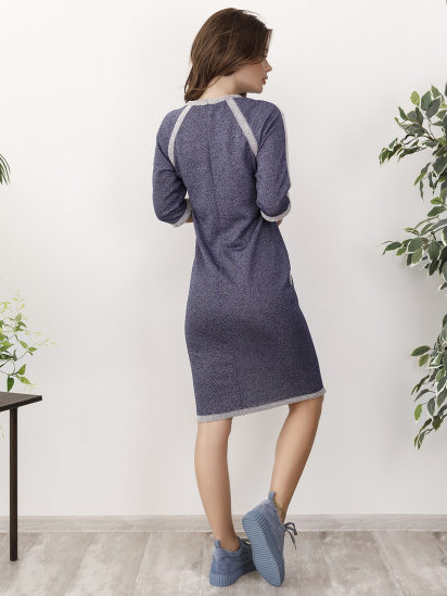 Платье мини ISSA Plus модель 12177_blue — фото 5 - INTERTOP
