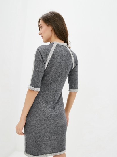 Сукня міні ISSA Plus модель 12177_grey — фото 3 - INTERTOP