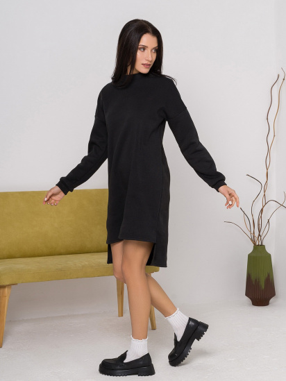 Сукня міні ISSA Plus модель 12221_black — фото - INTERTOP