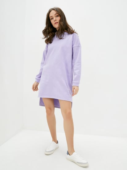 Платье мини ISSA Plus модель 12221_lilac — фото 3 - INTERTOP