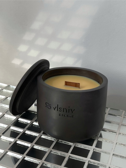 Vlsniy.aroma ­Ароматична свічка Циліндр Бавовна модель 1223500 — фото 4 - INTERTOP