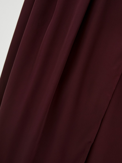 Платье макси ISSA Plus модель 12273_burgundy — фото 4 - INTERTOP