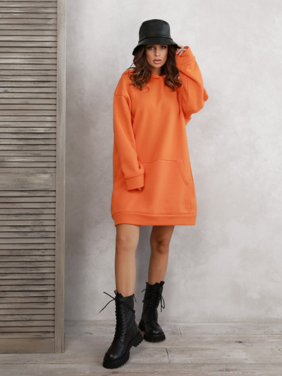 Платье мини ISSA Plus модель 12281_orange — фото - INTERTOP