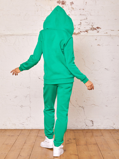 Спортивный костюм ISSA Plus модель 12296_зеленый — фото 3 - INTERTOP