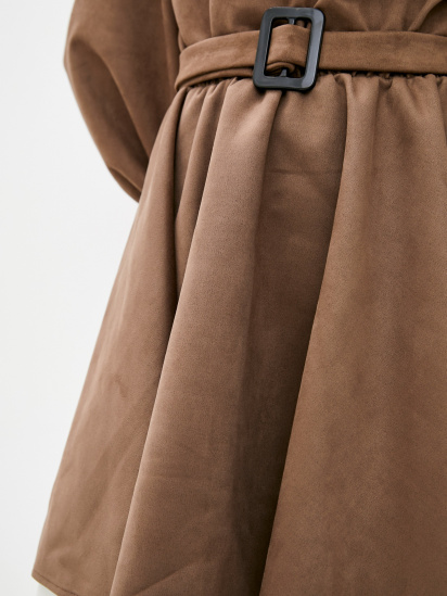 Сукня міні ISSA Plus модель 12297_beige — фото 4 - INTERTOP