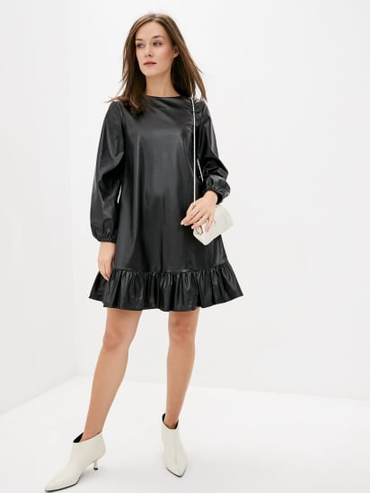 Сукня міні ISSA Plus модель 12372_black — фото - INTERTOP