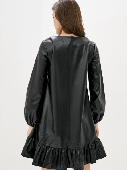 Платье мини ISSA Plus модель 12372_black — фото 3 - INTERTOP