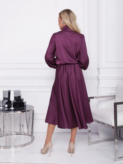 Сукня міді ISSA Plus модель 12380_violet — фото 3 - INTERTOP