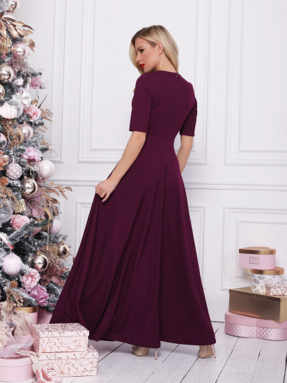 Платья ISSA Plus модель 12384_purple — фото 3 - INTERTOP