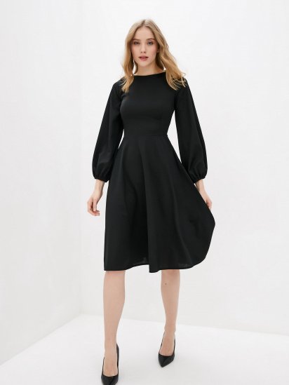 Платья ISSA Plus модель 12423_black — фото - INTERTOP
