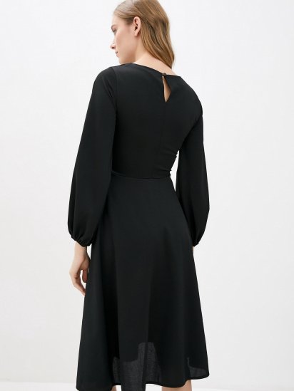 Платья ISSA Plus модель 12423_black — фото 3 - INTERTOP