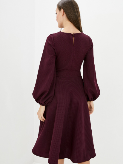 Платье миди ISSA Plus модель 12423_purple — фото 3 - INTERTOP