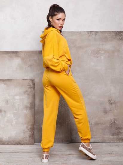Спортивный костюм ISSA Plus модель 12449_yellow — фото 3 - INTERTOP