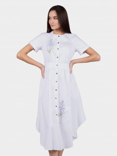 Сукня міді Едельвіка модель 125-21-00white — фото - INTERTOP