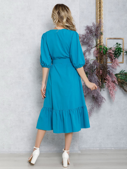 Сукні ISSA Plus модель 12583_turquoise — фото 3 - INTERTOP